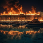 Burning of the Great Library of Alexandria by TiasMondal166