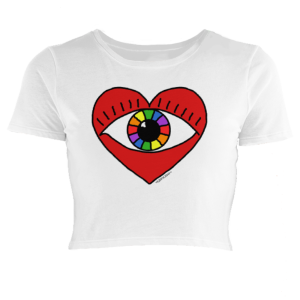 love-sees-all-mockup-crop-top-main Love Sees All | Bella + Canvas Women’s Crop Tee
